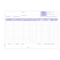 Wydanie materiału WZ A5/80k. /offset/