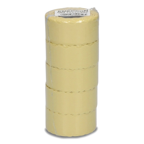 Etykieta cenowa MM na roli 22x12mm wave,jednorzędowa, biała
