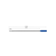 WKŁAD NIEBIESKI METALOWY DO DŁUGOPISU TYPU CROSS B2071 11,5 cm