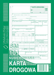 Karta Drogowa SM-101 sam osob MILA A5