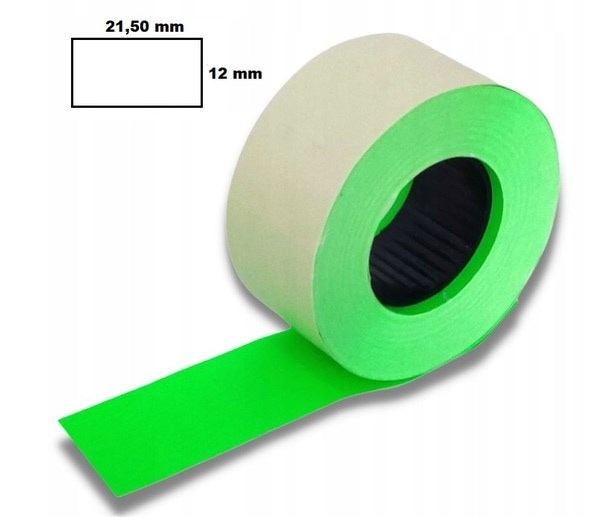 Taśma do metkownic 22x12 MHK zielo prost