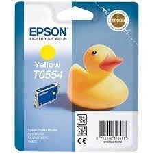 Tusz Epson T0554  do Stylus Photo R-240/245, RX-425/520  | 8ml | yellow