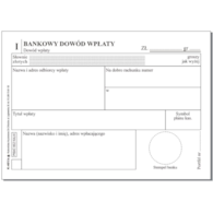 Bankowy dowód wpłaty 4-odc  k-401s