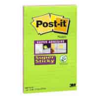Bloczek samoprzylepny POST-IT® Super Sticky XXXL w linię (5845- SS), 127x203mm, 2x45 kart., paleta marrakesz