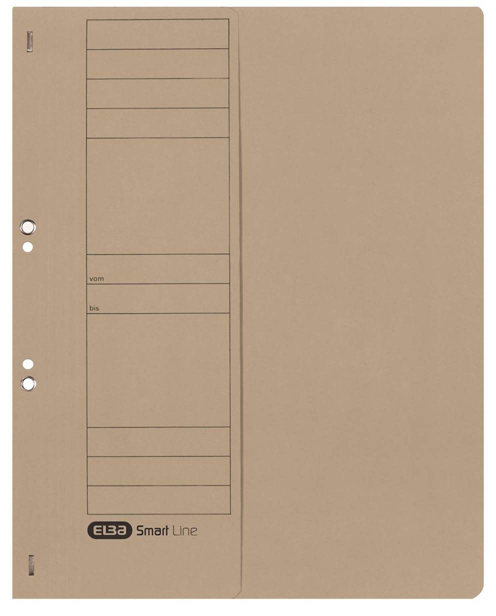 SKOROSZYT KARTONOWY ELBA  1/2 A4 OCZKOWY, SZARY