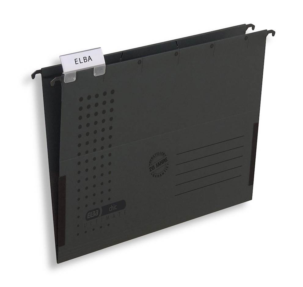 TECZKA WISZĄCA ELBA CHIC ULTIMATE Z PŁÓCIENNYMI BOCZKAMI GRAFITOWY