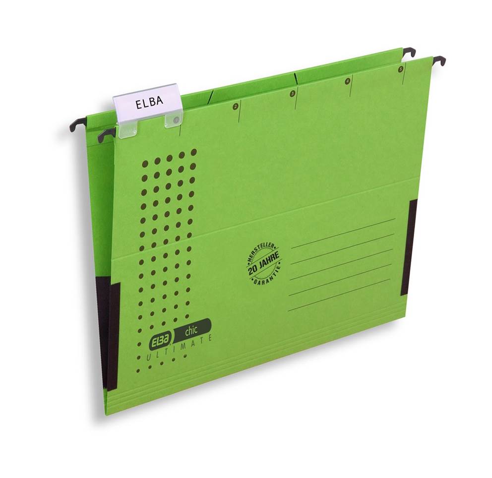 TECZKA WISZĄCA ELBA CHIC ULTIMATE Z PŁÓCIENNYMI BOCZKAMI ZIELONY
