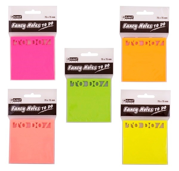 NOTES SAMOPRZYLEPNY TEXT 75x75mm 50K DO IT