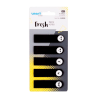 ZAKŁADKI INDEKSUJĄCE SMART PET FRESH 12x45mm 5x25szt CZARNE BUŹKI