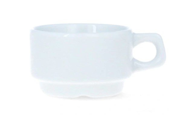 OE18 FILIŻANKA 90ML BIAŁA PORCELANOWA 6szt