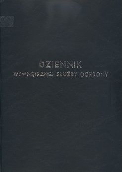 Dziennik wewn  służby ochrony A-107B
