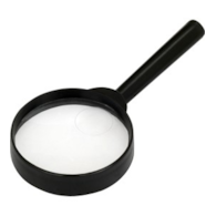 Lupa 50 mm GRAND mix kolorów powiększenie: 2,5 i 5