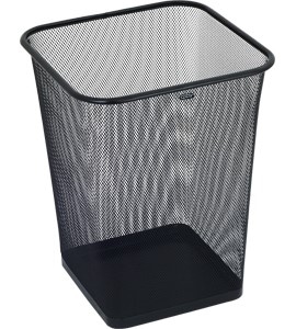 Kosz na papier kwadratowy GR-017 czarny