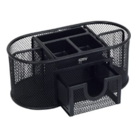 Przybornik na biurko  GR-1776 czarny