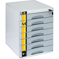 Szafka na dokumenty Yellow One YL-SM10 metalowa - 10 szufl. +zamek