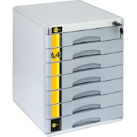 Szafka na dokumenty Yellow One YL-SM10 metalowa - 10 szufl. +zamek