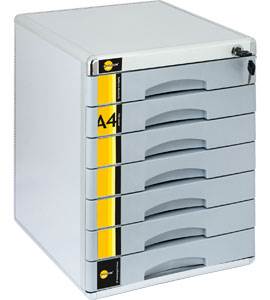 Szafka na dokumenty Yellow One YL-SM10 metalowa - 10 szufl. +zamek