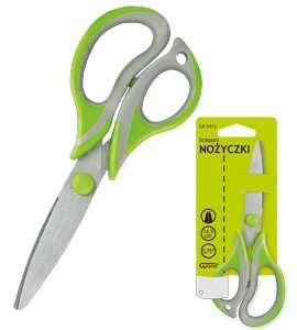 Nożyczki GR-5575 miękki uchwyt 14,5cm