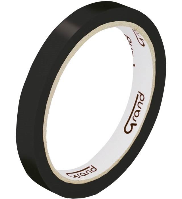 Taśma kolorowa 12x50 m czarna GRAND