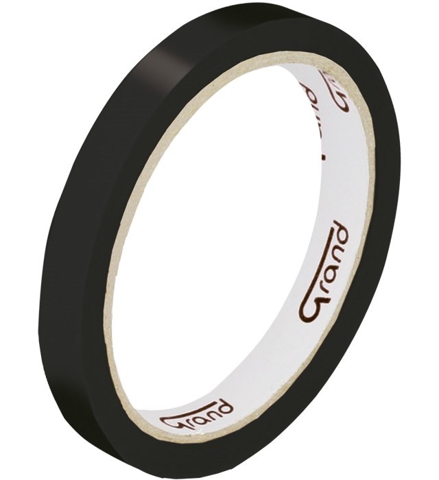 Taśma kolorowa 12x50 m czarna GRAND