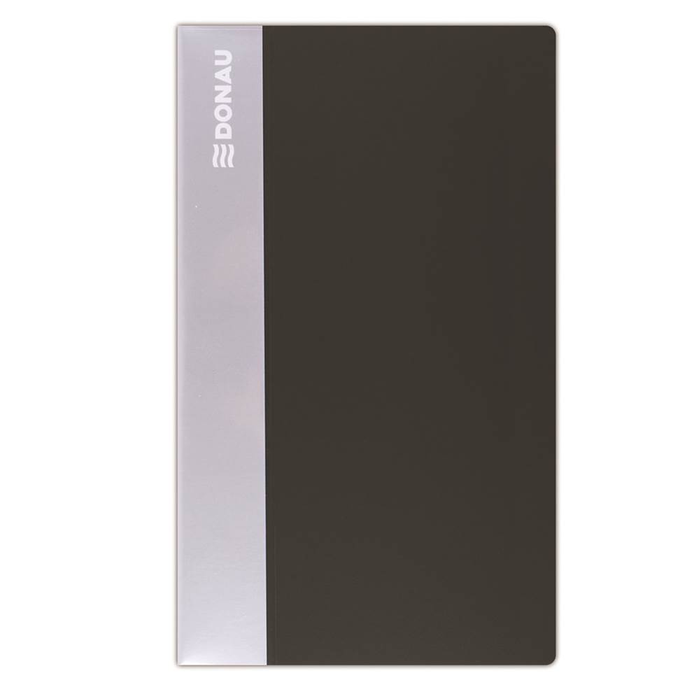 Wizytownik DONAU, PP, na 480 wizytówek, czarny