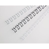Grzbiety drutowe GBC MultiBind A4, 8 mm, czarne 100 szt./opak.