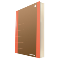 Notatnik DONAU Life, organizer, 165x230mm, 80 kart., pomarańczowy