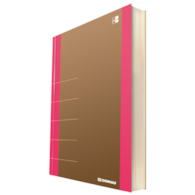 Notatnik DONAU Life, organizer, 165x230mm, 80 kart., różowy