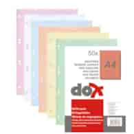 Wkład do segregatora OFFICE PRODUCTS, A4, w kratkę, 50 kart., mix kolorów