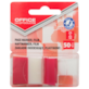 Zakładki indeksujące OFFICE PRODUCTS, PP, 25x43mm, 1x50 kart., blister, czerwone