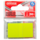 Zakładki indeksujące OFFICE PRODUCTS, PP, 25x43mm, 1x50 kart., zawieszka, żółte