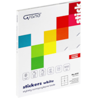 Etykiety samoprzylepne No. 029 = 100 arkuszy 105 x 74 mm