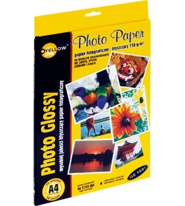 Papier foto A4 130g błyszczący 20 arkuszy Yellow One
