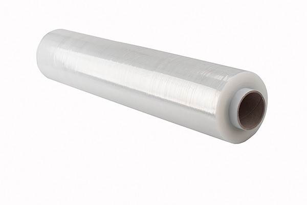 Folia stretch OFFICE PRODUCTS RĘCZNA, 2,5kg netto, szer. 500mm, gr. 23µm, transparentna