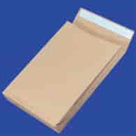 Koperty RBD z taśmą silikonową OFFICE PRODUCTS, HK, C4, 229x324mm, 150gsm, 250szt., brązowe