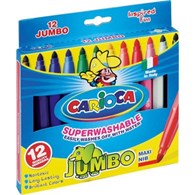 Pisaki CARIOCA Jumbo 12 kolorów