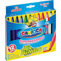 Pisaki CARIOCA Jumbo 12 kolorów