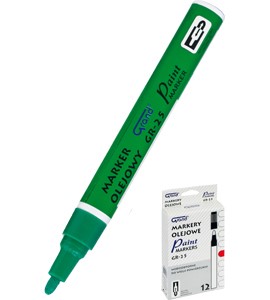 Marker olejowy GRAND GR-25 zielony