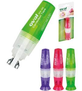 Korektor w taśmie OVAL QAR-506 STOJĄCY biały 5 mm x 6 m