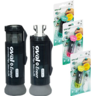 Korektor OVAL w taśmie QDR-506 z gumką do mazania biały 5mm x 6m wymienny wkład gratis