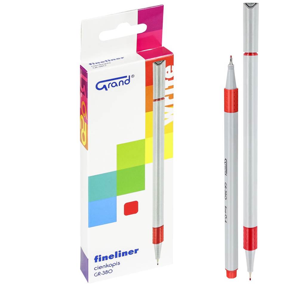 Cienkopis GRAND GR-380 czerwony