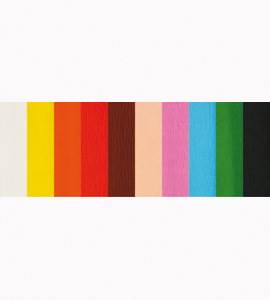 Bibuła MARSZCZONA kolorowa  A'10 zestaw-  10 szt.