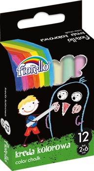 Kreda kolorowa 12 szt. GRAND 6  kolorów