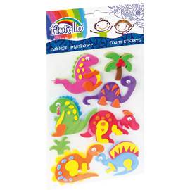 Naklejki piankowe Fiorello GR-NP130 dinozaury