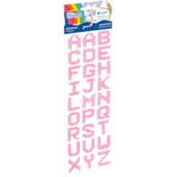 Diamenciki samoprzylepne Fiorello GR- DS090-02 literki różowe