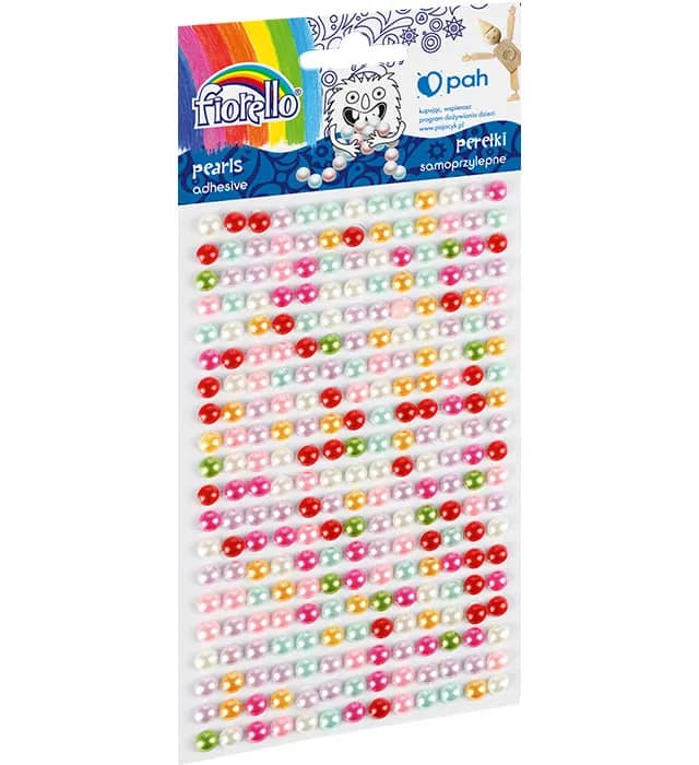 Perełki samoprzylepne FIORELLO GR-PS162-2 miks