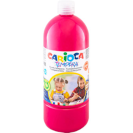 Farby tempery 1000 ml różowy ciemny