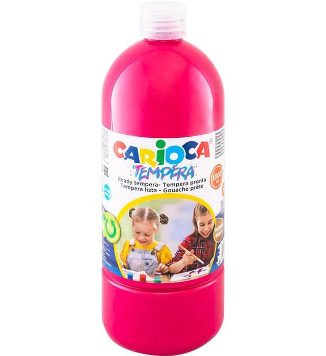 Farby tempery 1000 ml różowy ciemny