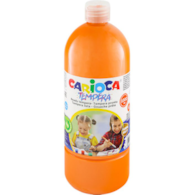 Farba Carioca tempera N 1000 ml (40430/11) pomarańczowa