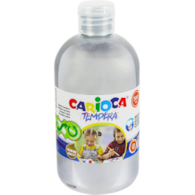 Farba Carioca tempera N 500 ml (40427/20) srebrna